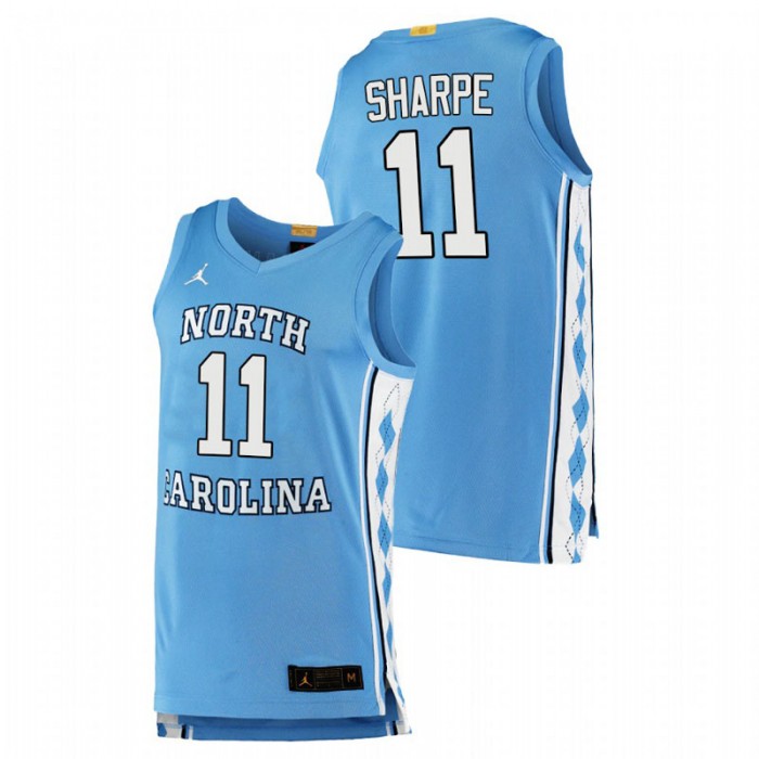 North Carolina Tar Heels Authentic Day'Ron Sharpe College Basketball Jersey Blue Men