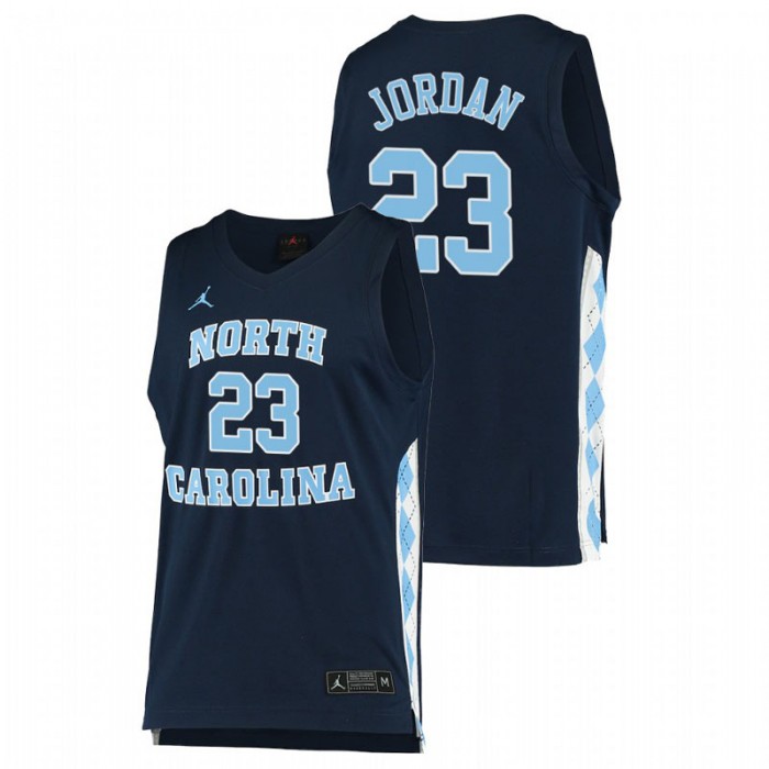 North Carolina Tar Heels College Basketball Michael Jordan Alternate Jersey Navy Men