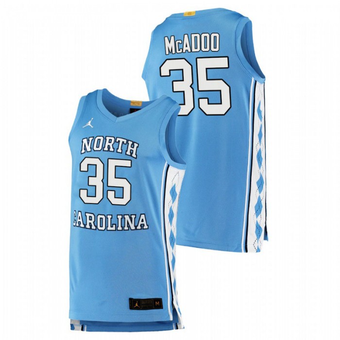 North Carolina Tar Heels Authentic Ryan McAdoo College Basketball Jersey Blue Men