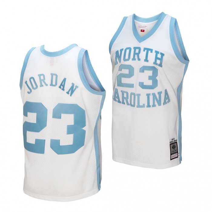 Michael Jordan Retired Player North Carolina Tar Heels #23 White 1983-84 Authentic Jersey