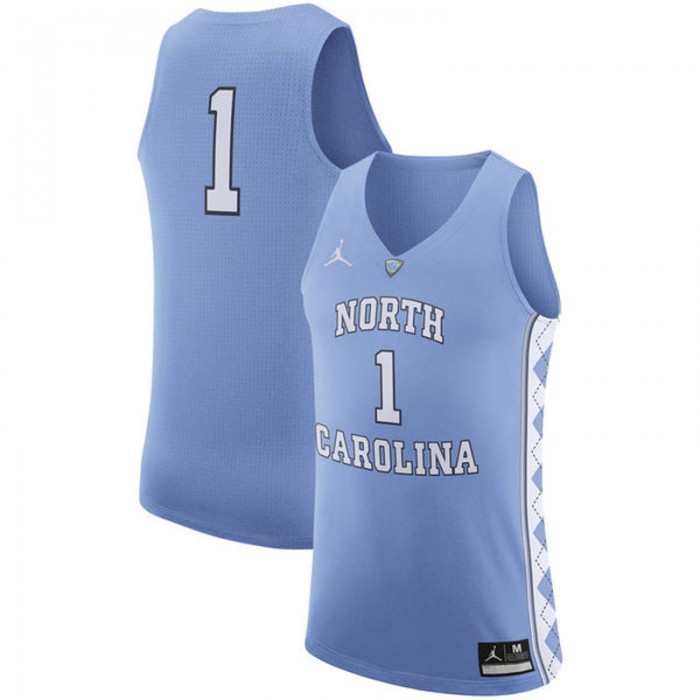 North Carolina Tar Heels #1 Blue Basketball For Men Jersey