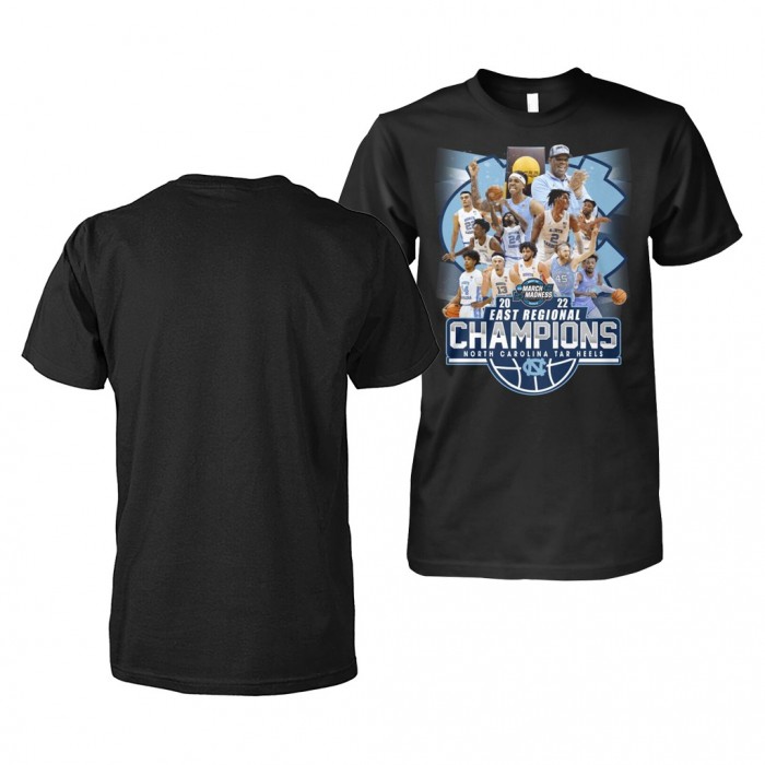 North Carolina Tar Heels 2022 East Final Champions Black Special Limited T-Shirt Unisex