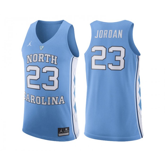 Michael Jordan Light Blue College Basketball North Carolina Tar Heels Jersey