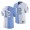 North Carolina Tar Heels Tomon Fox Split Edition Jersey-White Blue