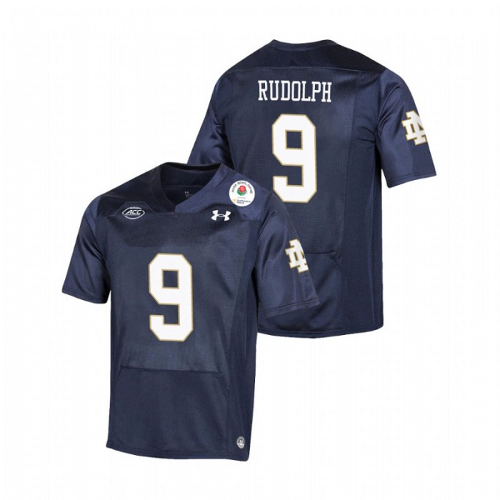 Notre Dame Fighting Irish Kyle Rudolph 2021 Rose Bowl College Football Jersey For Men Navy
