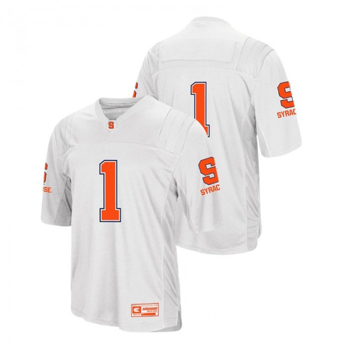 Men's Syracuse Orange White College Football Colosseum Jersey