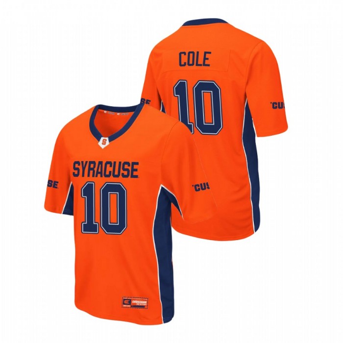 Adrian Cole Syracuse Orange Max Power Football Orange Jersey For Men