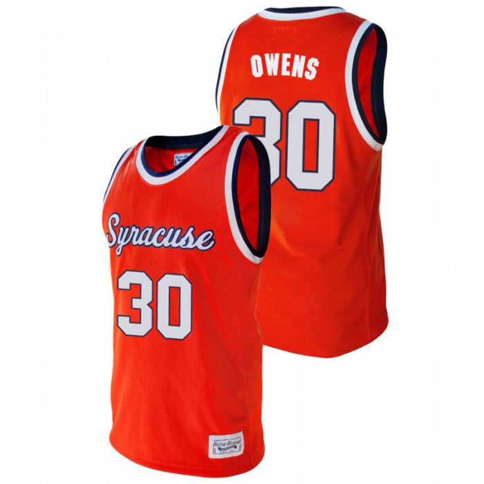 Syracuse Orange Billy Owens Jersey College Baketball Orange Alumni For Men