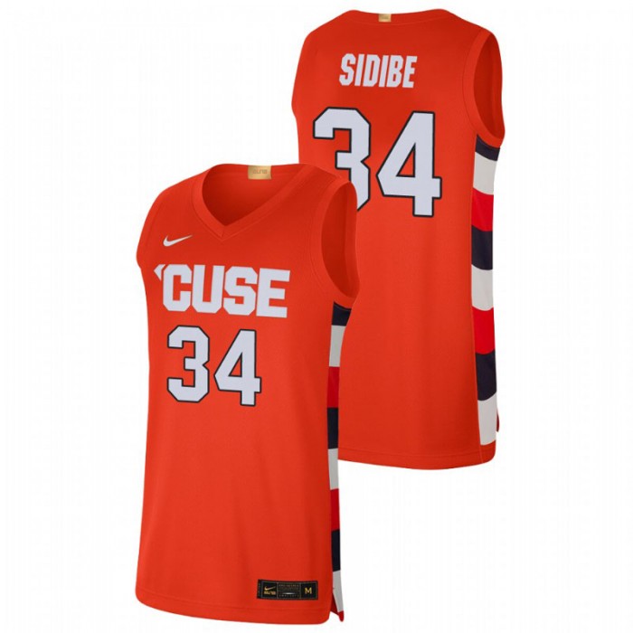 Syracuse Orange Bourama Sidibe Jersey College Baketball Orange Alumni Limited For Men