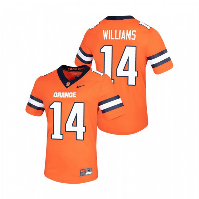 Garrett Williams Syracuse Orange Untouchable Orange Game Jersey