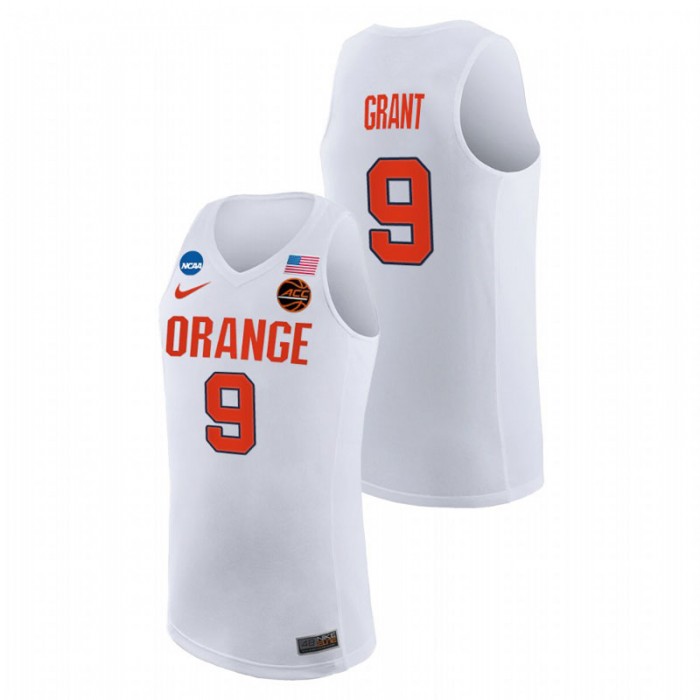 Syracuse Orange Jerami Grant Replica College Basketball Jersey White For Men