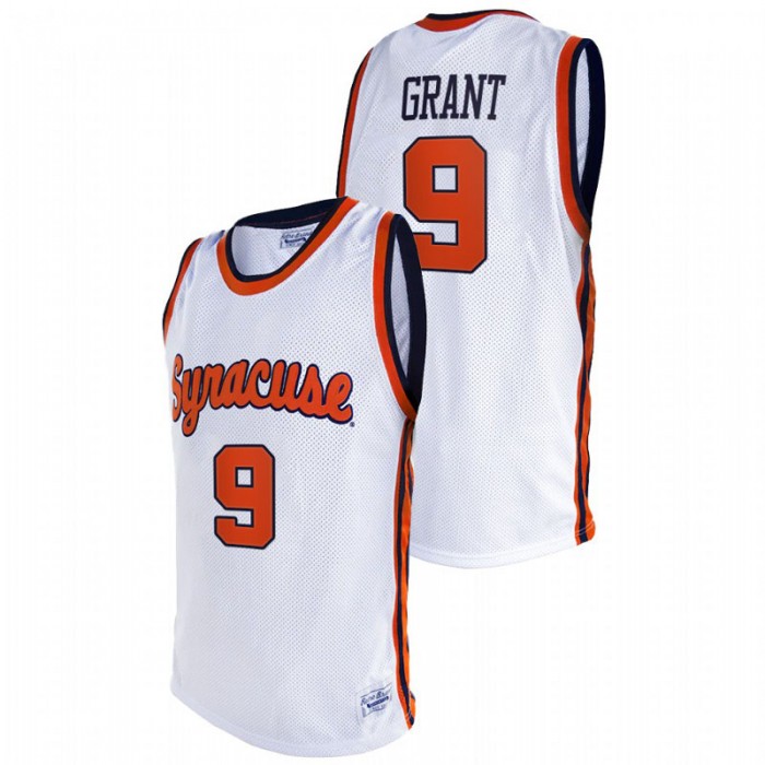 Syracuse Orange Jerami Grant College Basketball Original Retro Jersey White For Men
