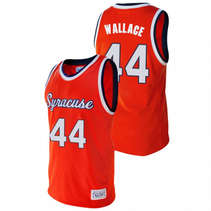 Syracuse Orange John Wallace Jersey College Baketball Orange Alumni For Men