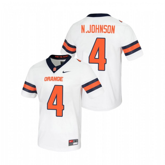 Nykeim Johnson Syracuse Orange Untouchable White Game Jersey