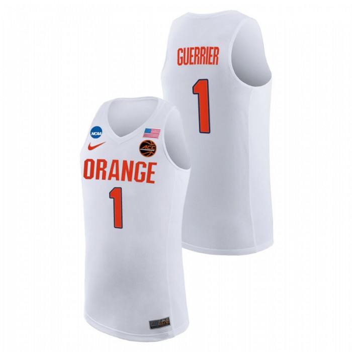 Syracuse Orange Quincy Guerrier Replica College Basketball Jersey White For Men