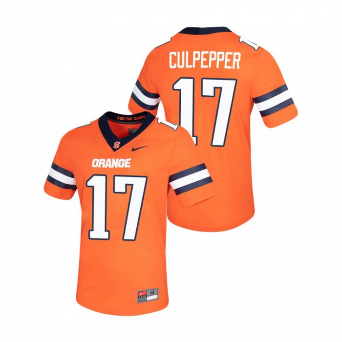 Rex Culpepper Syracuse Orange Untouchable Orange Game Jersey