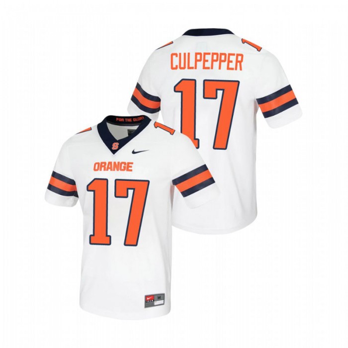 Rex Culpepper Syracuse Orange Untouchable White Game Jersey