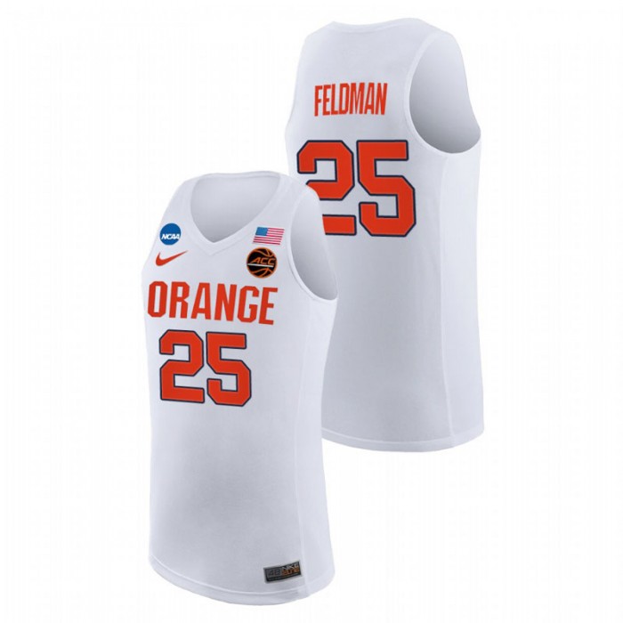 Syracuse Orange Shane Feldman Replica College Basketball Jersey White For Men