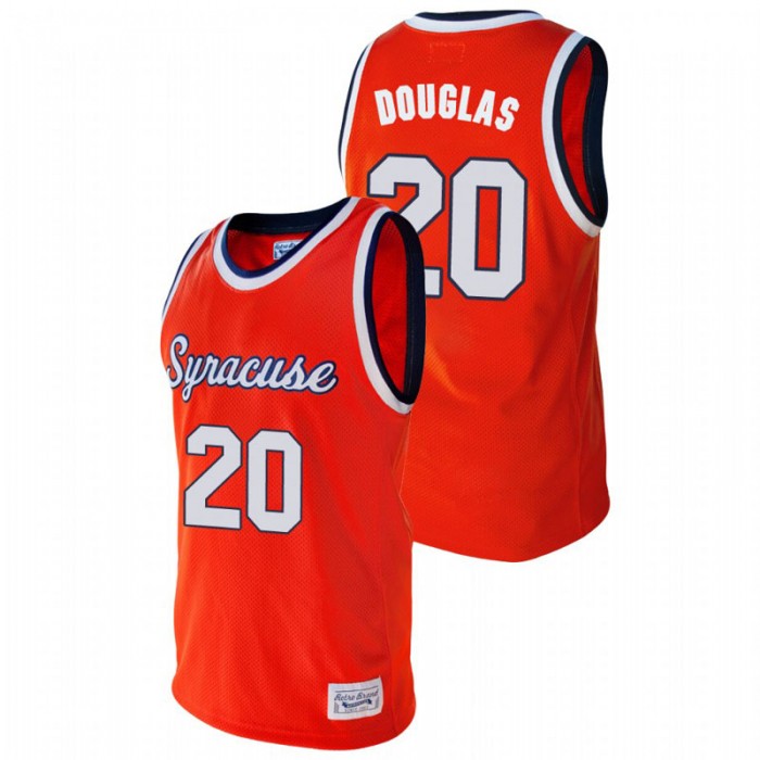 Syracuse Orange Sherman Douglas Jersey College Baketball Orange Alumni For Men