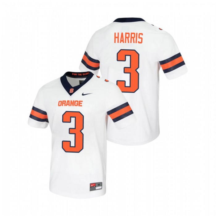Taj Harris Syracuse Orange Untouchable White Game Jersey