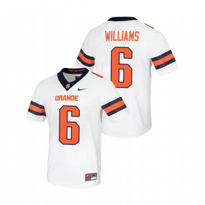 Trill Williams Syracuse Orange Untouchable White Game Jersey
