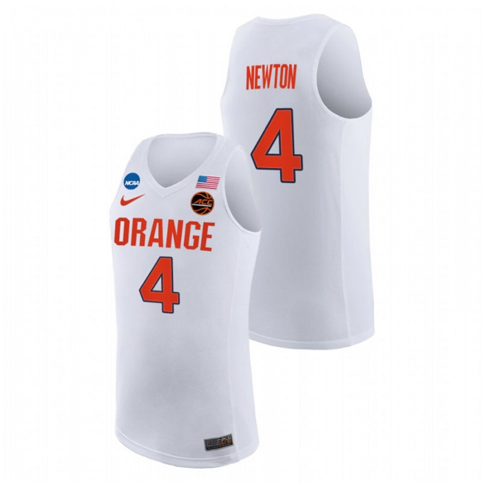 Syracuse Orange Woody Newton Replica College Basketball Jersey White For Men