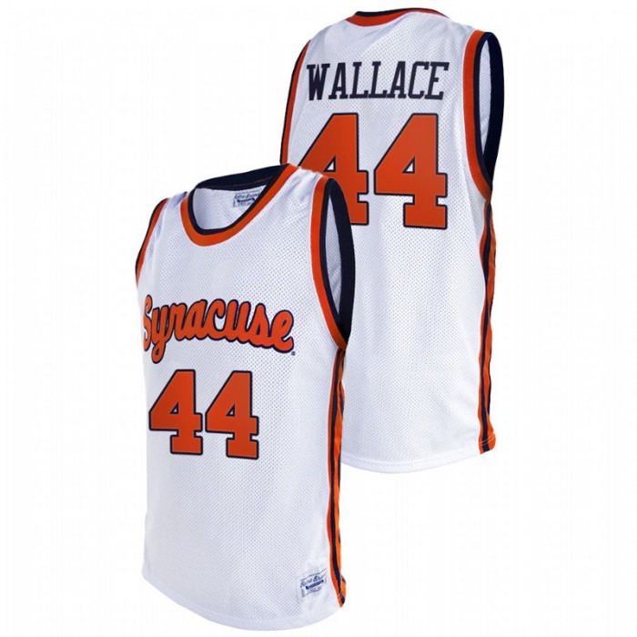 Syracuse Orange John Wallace Alumni Limited Retro Jersey White Men