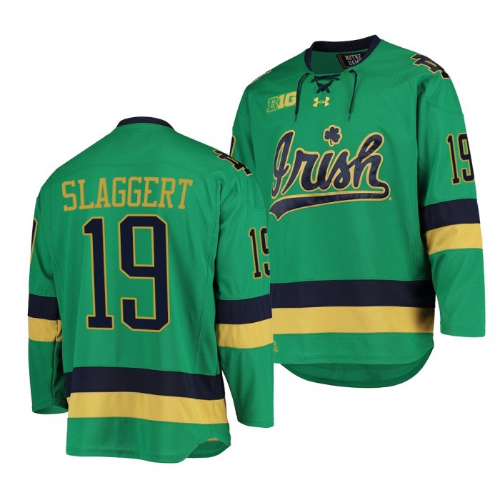 Landon Slaggert Notre Dame Fighting Irish Green College Hockey Jersey 2022