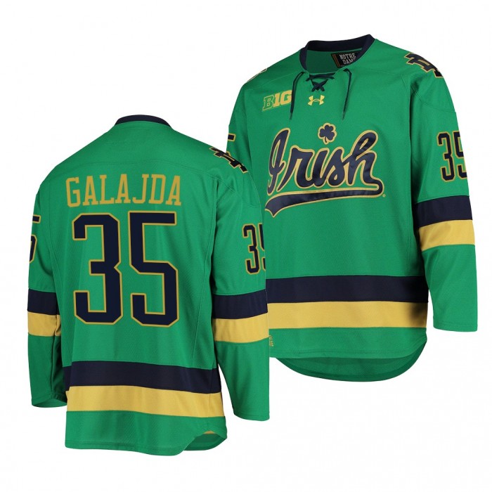 Matt Galajda Notre Dame Fighting Irish Green College Hockey Jersey 2022
