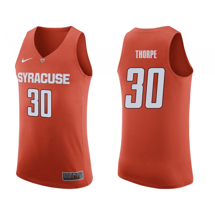 Geno Thorpe Orange College Basketball Syracuse Orange Jersey
