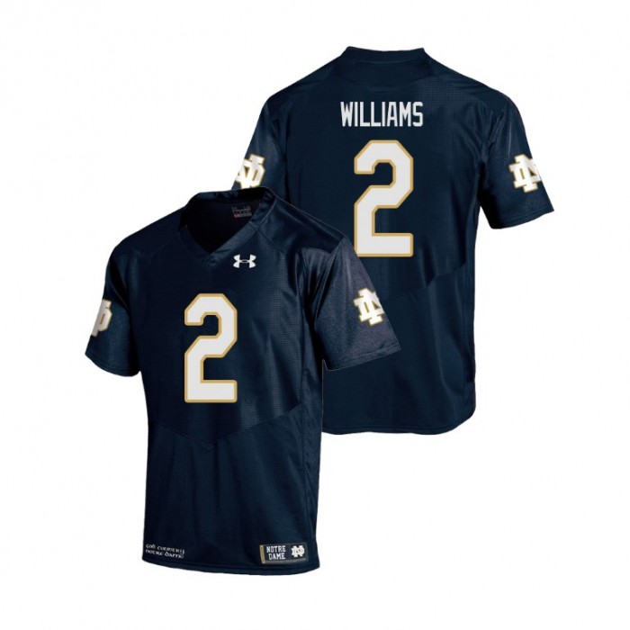 Dexter Williams Youth Notre Dame Fighting Irish Navy College Football Replica Jersey