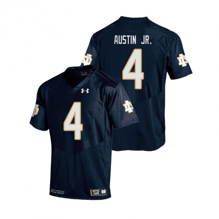 Kevin Austin Jr. Youth Notre Dame Fighting Irish Navy College Football Replica Jersey
