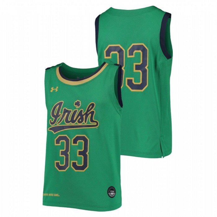 Youth Notre Dame Fighting Irish Kelly Green Under Armour Replica Jersey