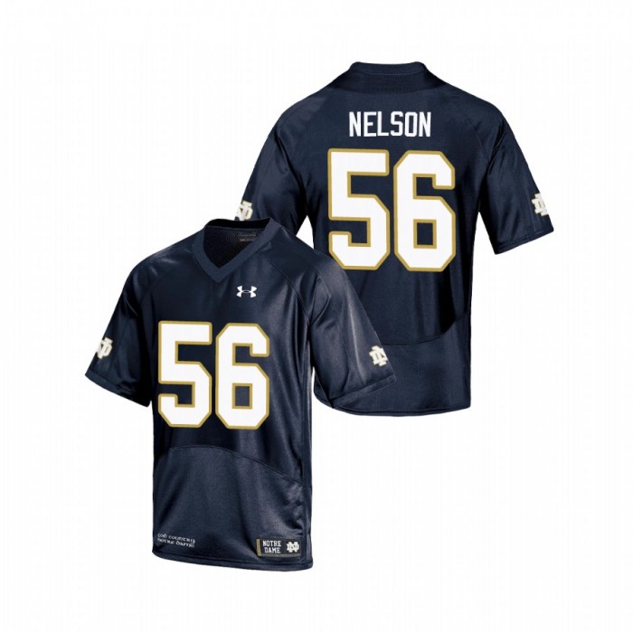 Notre Dame Fighting Irish Quenton Nelson Replica Jersey Youth Navy