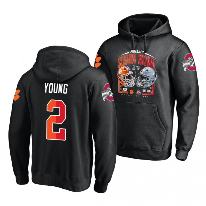 Chase Young Ohio State Buckeyes Black 2021 Sugar Bowl Matchup Hoodie