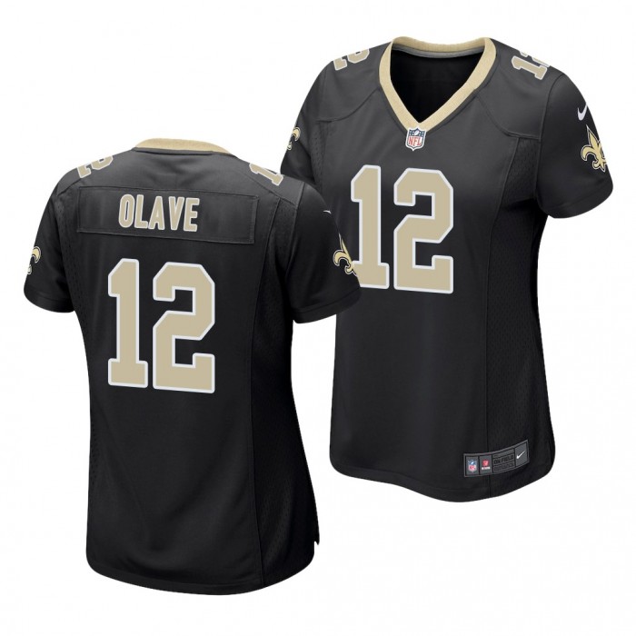 Chris Olave #6 New Orleans Saints 2022 NFL Draft Black Women Game Jersey Ohio State Buckeyes