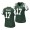 Garrett Wilson #17 New York Jets 2022 NFL Draft Green Women Game Jersey Ohio State Buckeyes