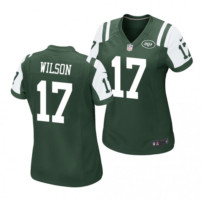Garrett Wilson #17 New York Jets 2022 NFL Draft Green Women Game Jersey Ohio State Buckeyes