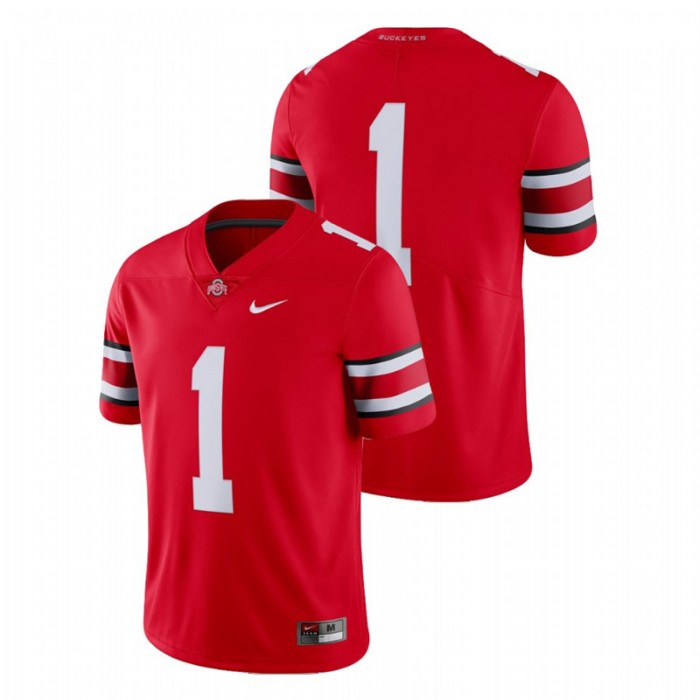 Men's Ohio State Buckeyes Scarlet Limited College Football Jersey