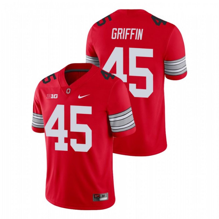 Ohio State Buckeyes Archie Griffin Alumni Football Game Player Jersey For Men Scarlet
