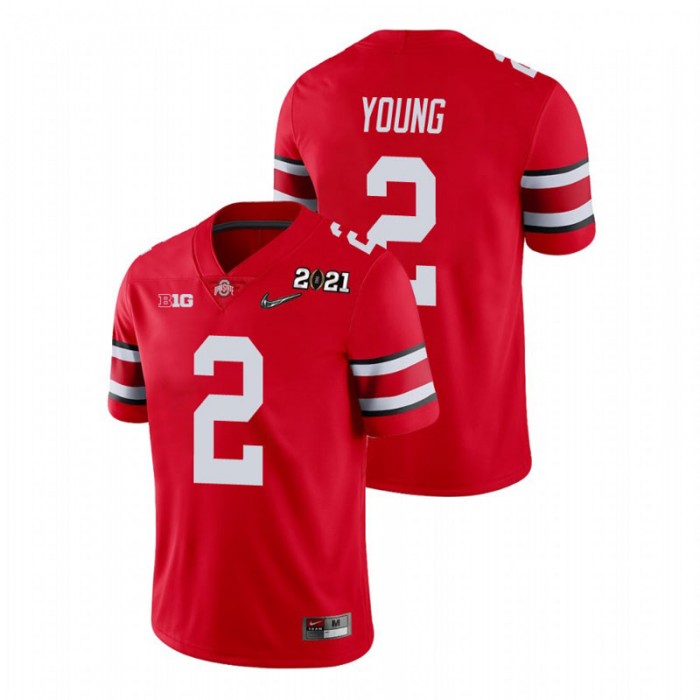 Ohio State Buckeyes Chase Young 2021 National Championship Jersey For Men Scarlet