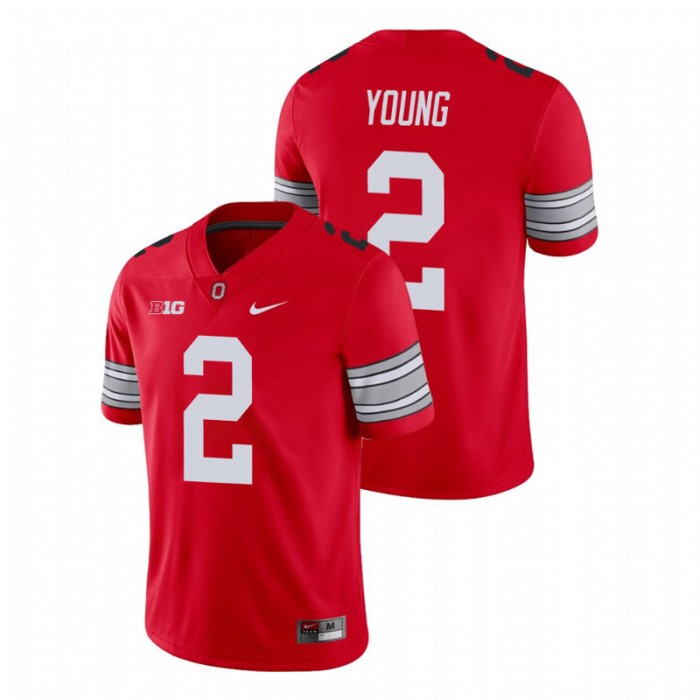 Ohio State Buckeyes Chase Young Alumni Football Game Player Jersey For Men Scarlet