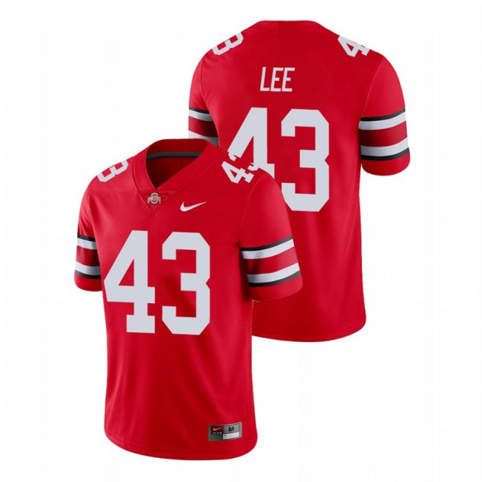 Darron Lee Ohio State Buckeyes College Football Scarlet Game Jersey