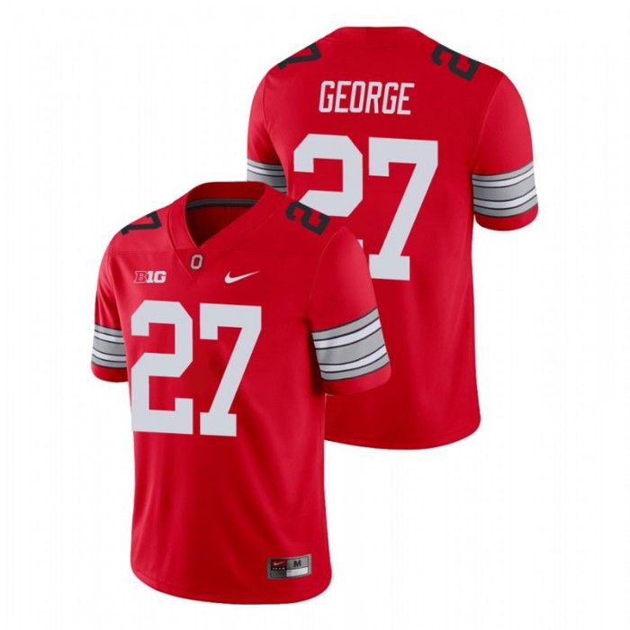 Ohio State Buckeyes Eddie George Alumni Football Game Player Jersey For Men Scarlet