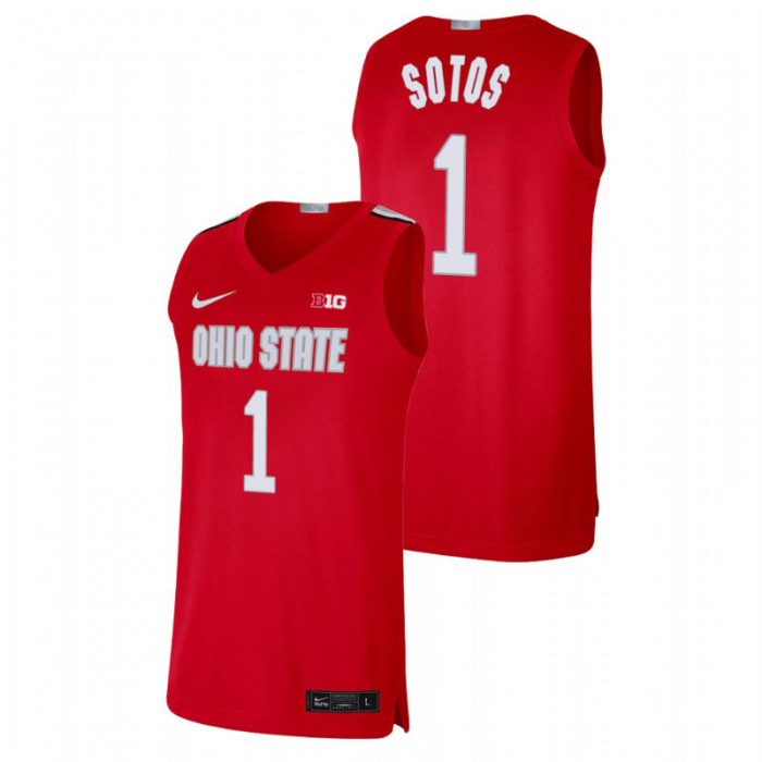 Ohio State Buckeyes Jimmy Sotos Alumni Limited Basketball Jersey Scarlet For Men