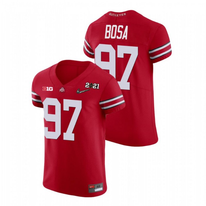 Ohio State Buckeyes Joey Bosa 2021 National Championship Playoff Jersey For Men Scarlet
