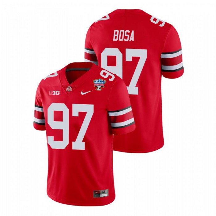 Joey Bosa Ohio State Buckeyes 2021 Sugar Bowl Scarlet College Football Jersey