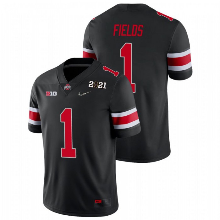 Ohio State Buckeyes Justin Fields 2021 National Championship Jersey For Men Black