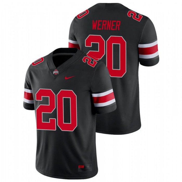 Ohio State Buckeyes Pete Werner College Football Alternate Game Jersey For Men Black