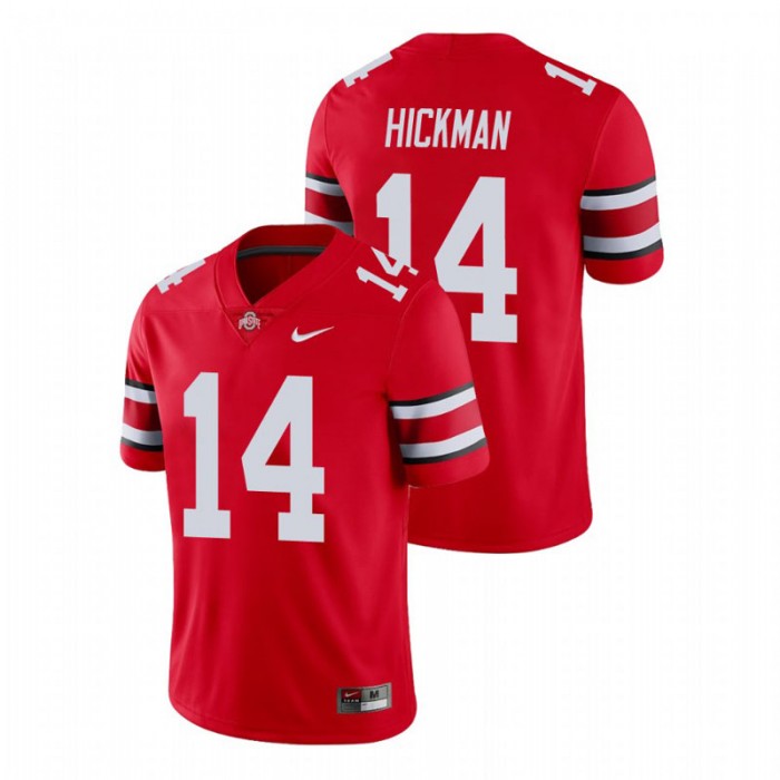 Ohio State Buckeyes Ronnie Hickman College Football Game Jersey For Men Scarlet